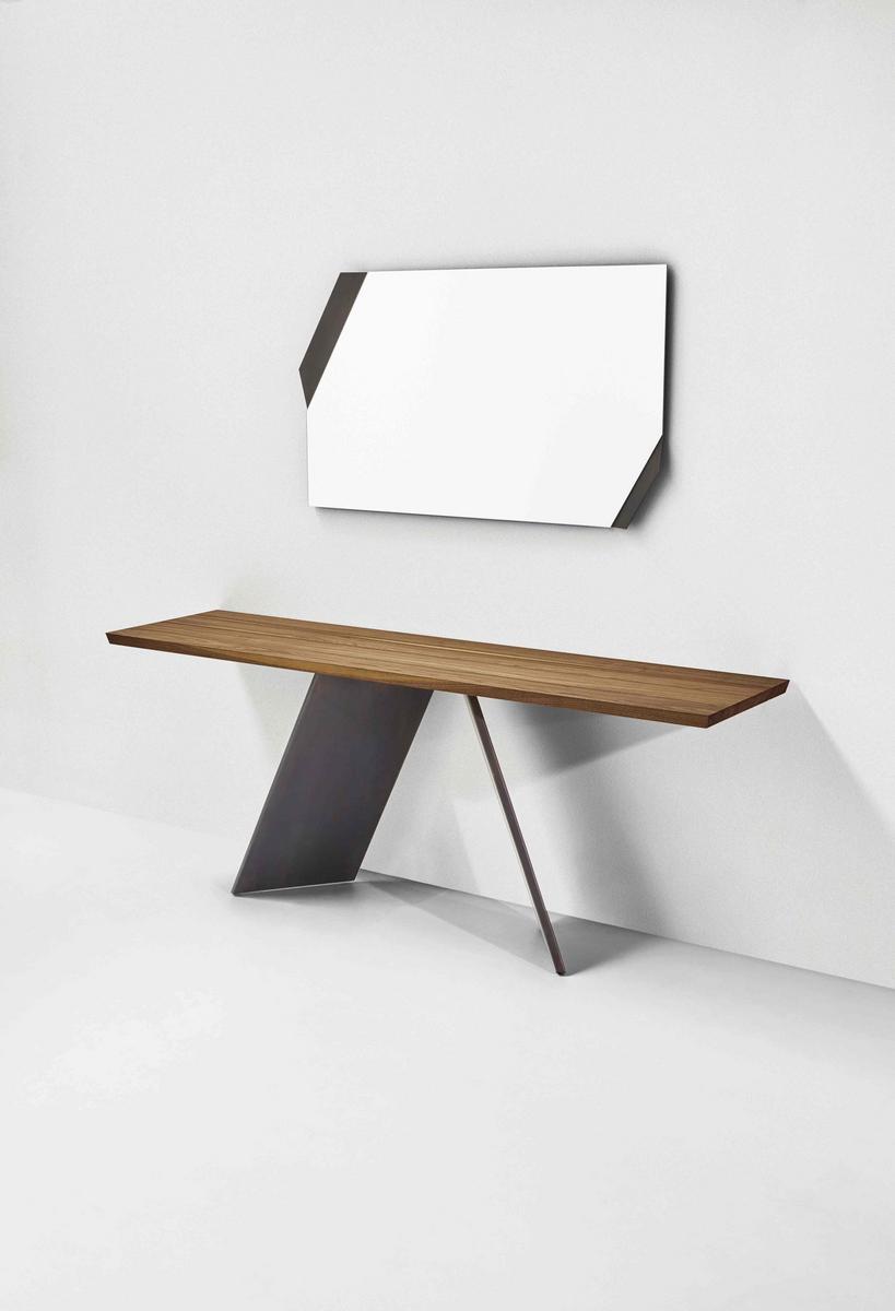AX Rectangular wooden console table