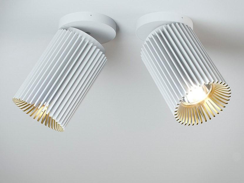 COOLFIN MOVE Adjustable ceiling aluminium spotlight