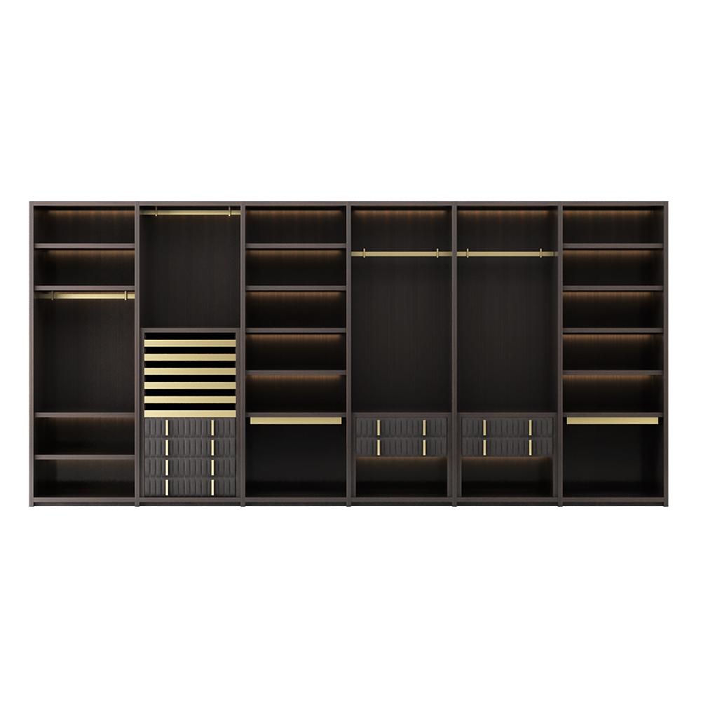 BYTHEWAY Modular wood walk-in closet