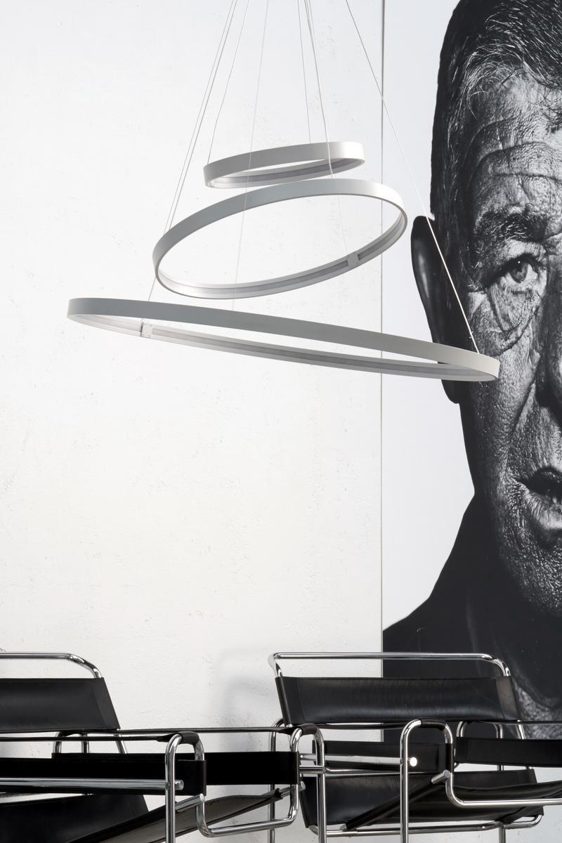 RINGS ORIZZONTALE LED aluminium pendant lamp