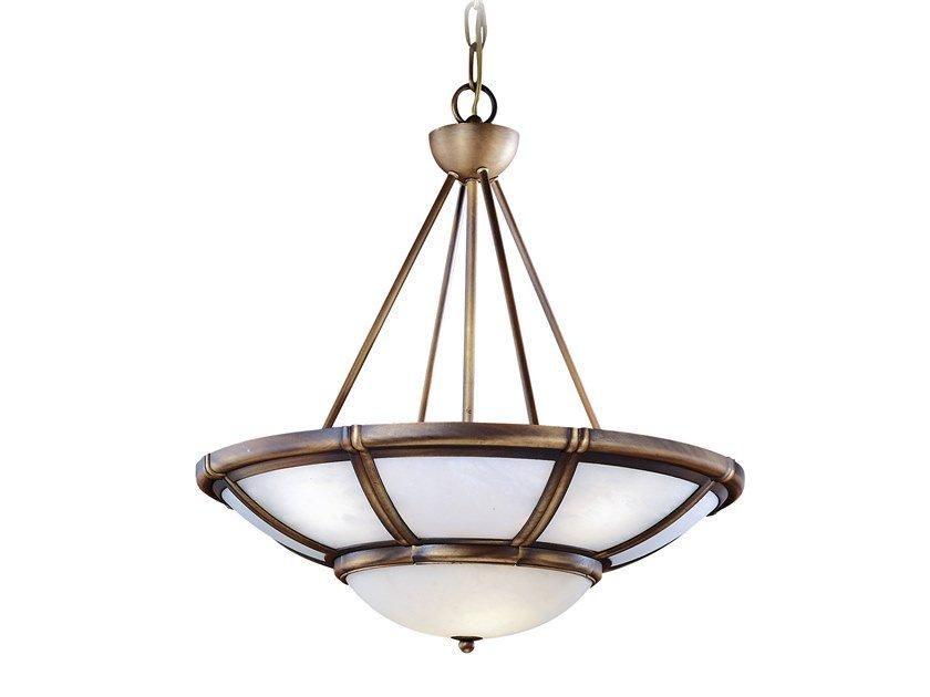LORENZO 1998/6 Chandelier with opal glass