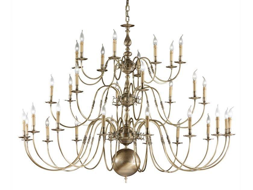 FLEMISH 507/16+8+8 Antique bronze chandelier