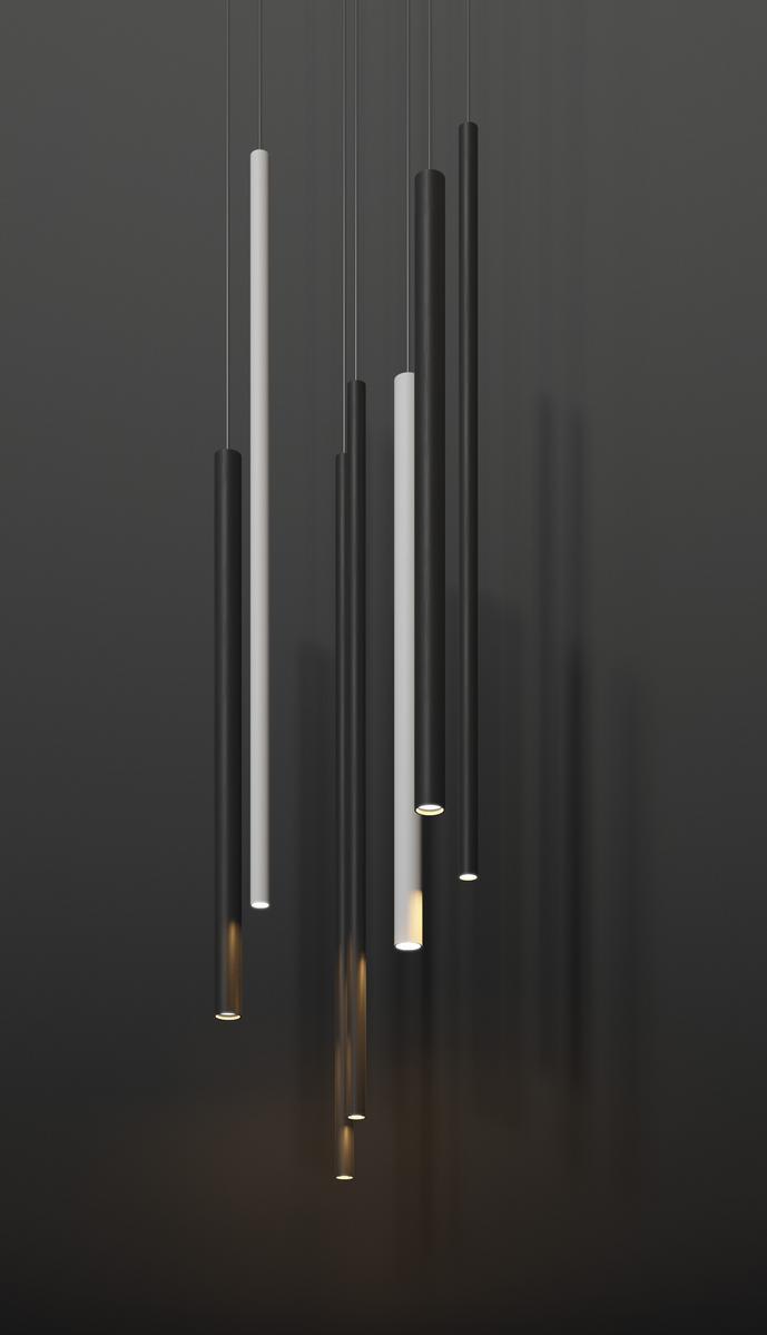 TO BE LED extruded aluminium pendant lamp