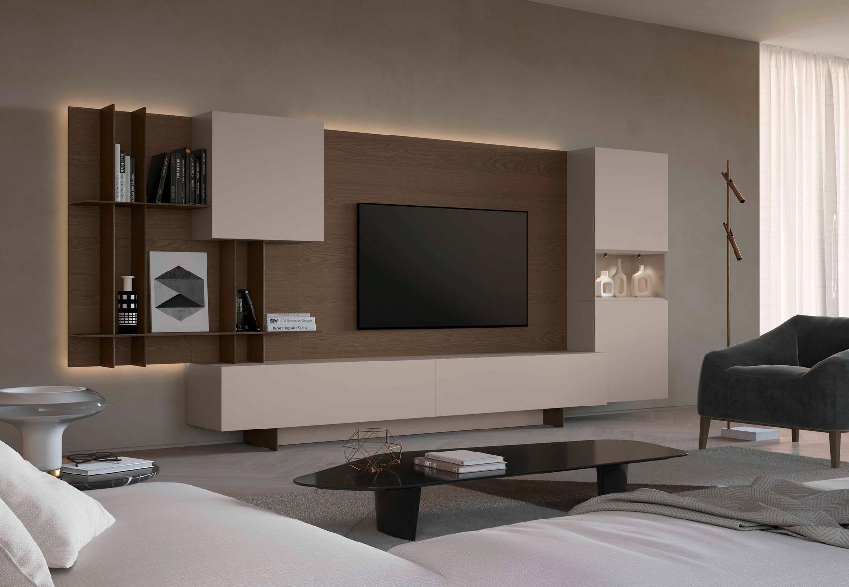 CUBE6 Wooden storage wall CUBE6 Wooden storage wall