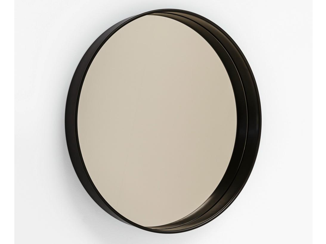 HORIZON Round wall-mounted framed mirror