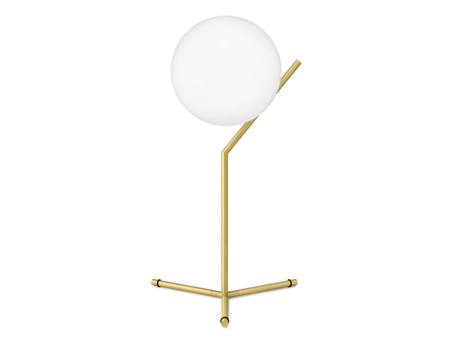IC LIGHTS T1 HIGH Brass table lamp with dimmer