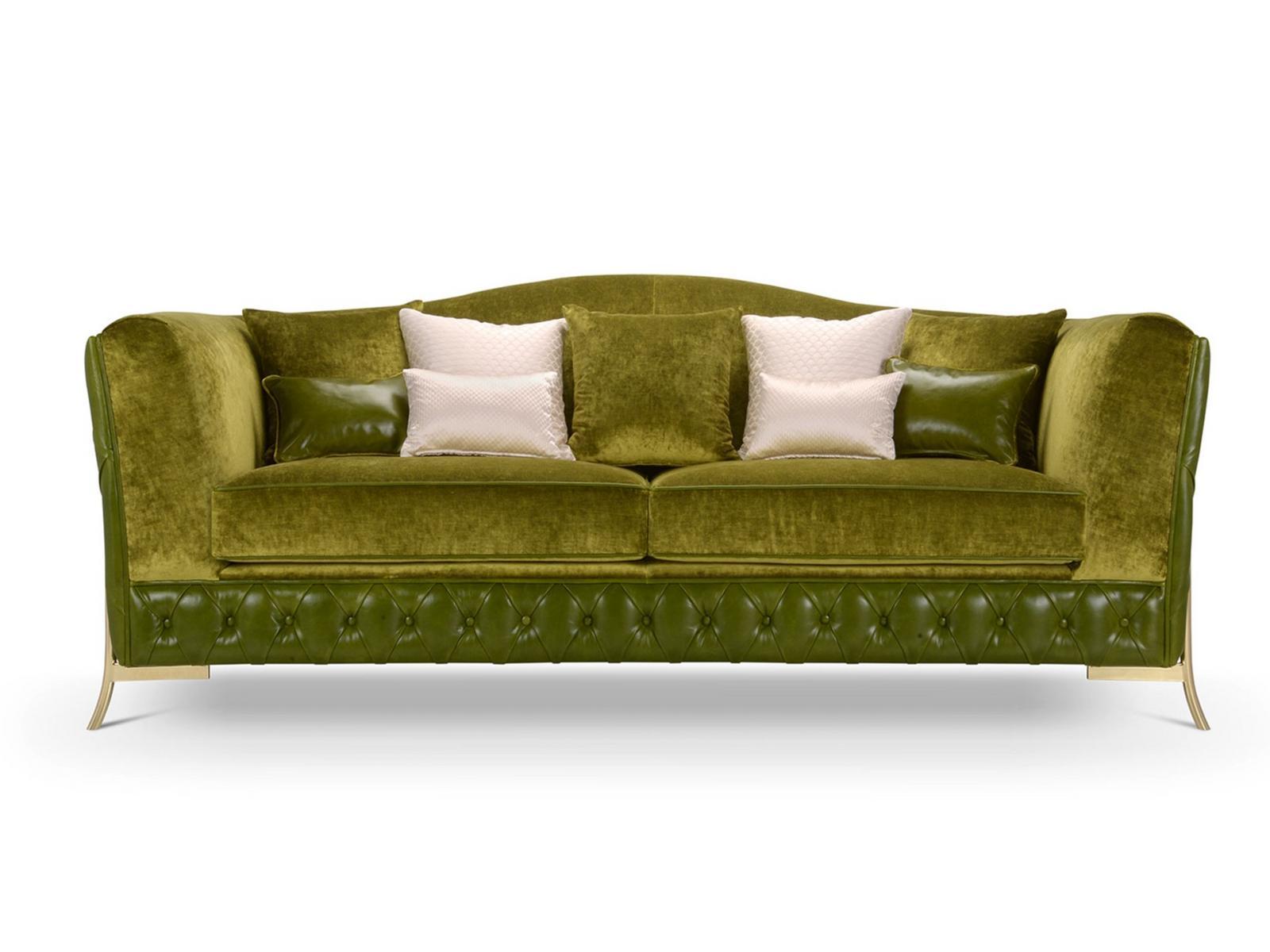 NEFELE Tufted sofa bed with fire retardant padding