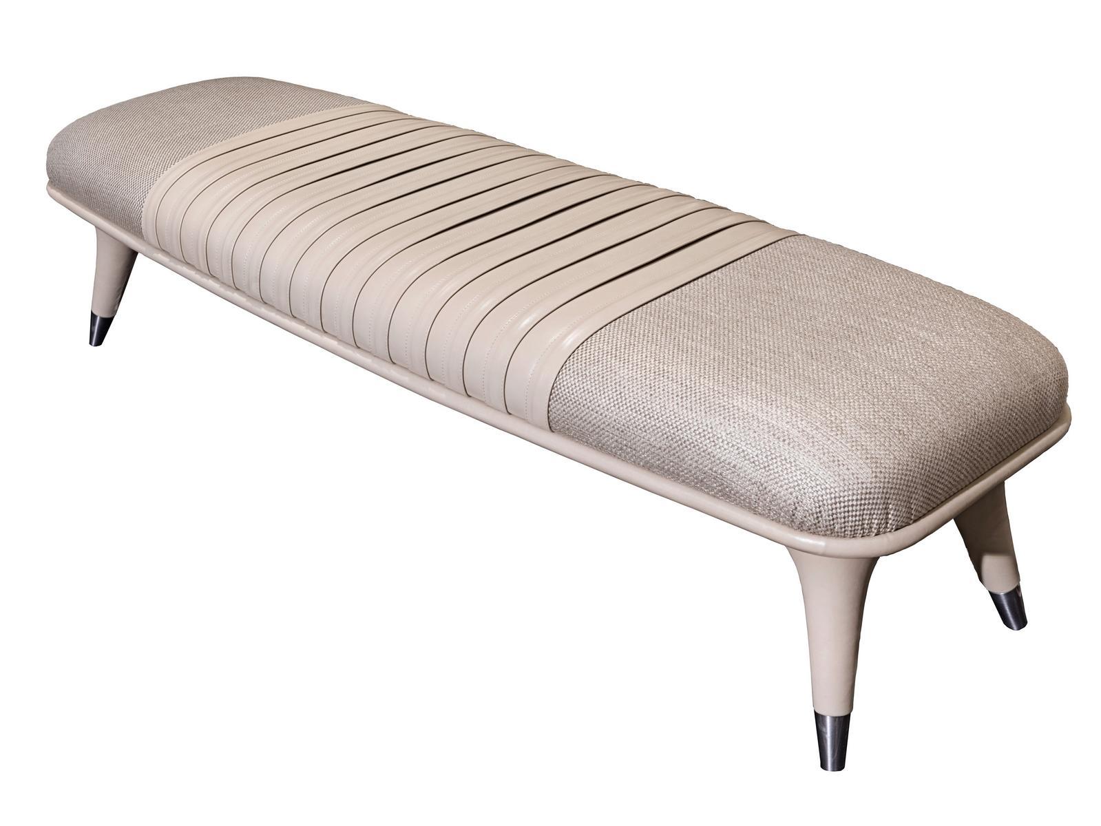 PRINCESS Upholstered fabric bench
