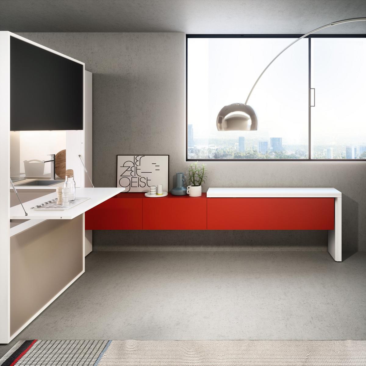 GIRÒ Extending rectangular table