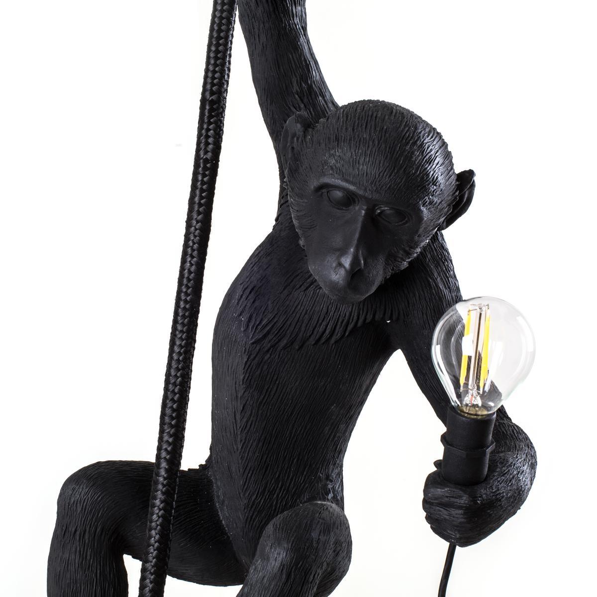 THE MONKEY LAMP BLACK CEILING LED resin pendant lamp
