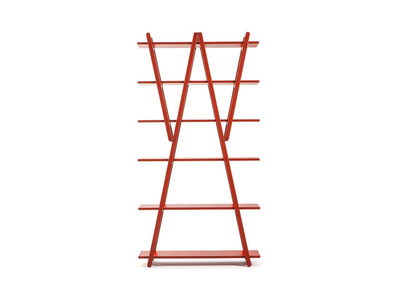 114 NUVOLA ROSSA Wooden bookcase