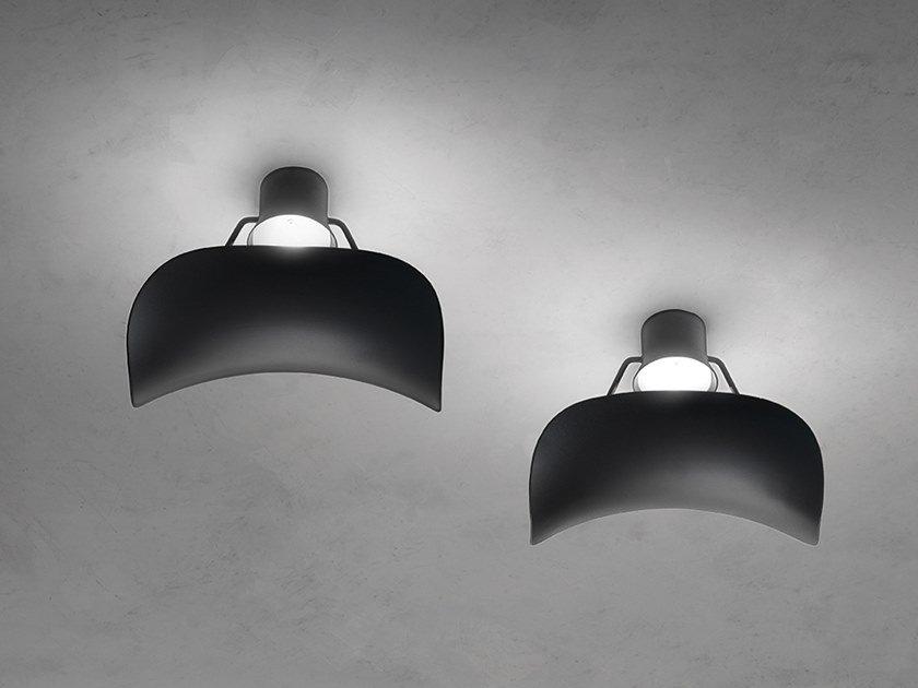 VOLLEE PL1 P LED painted metal ceiling lamp