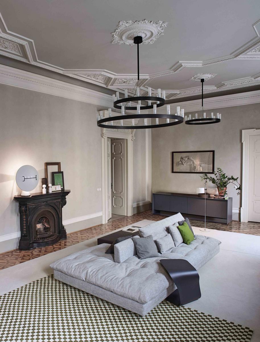 AVARIT 3 seater fabric sofa