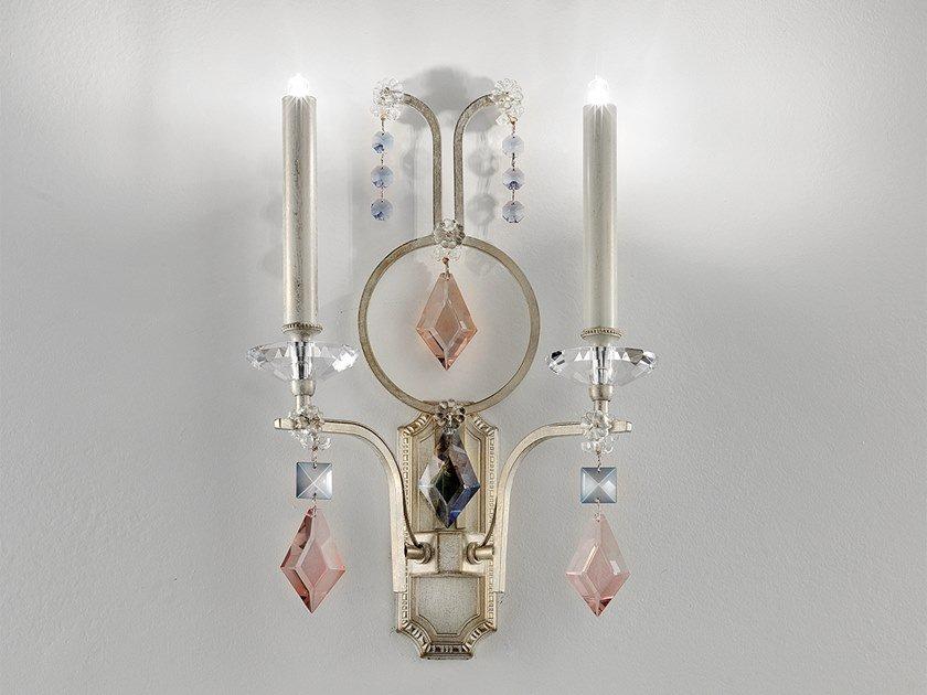 LIZZI A2 Classic style halogen crystal wall lamp