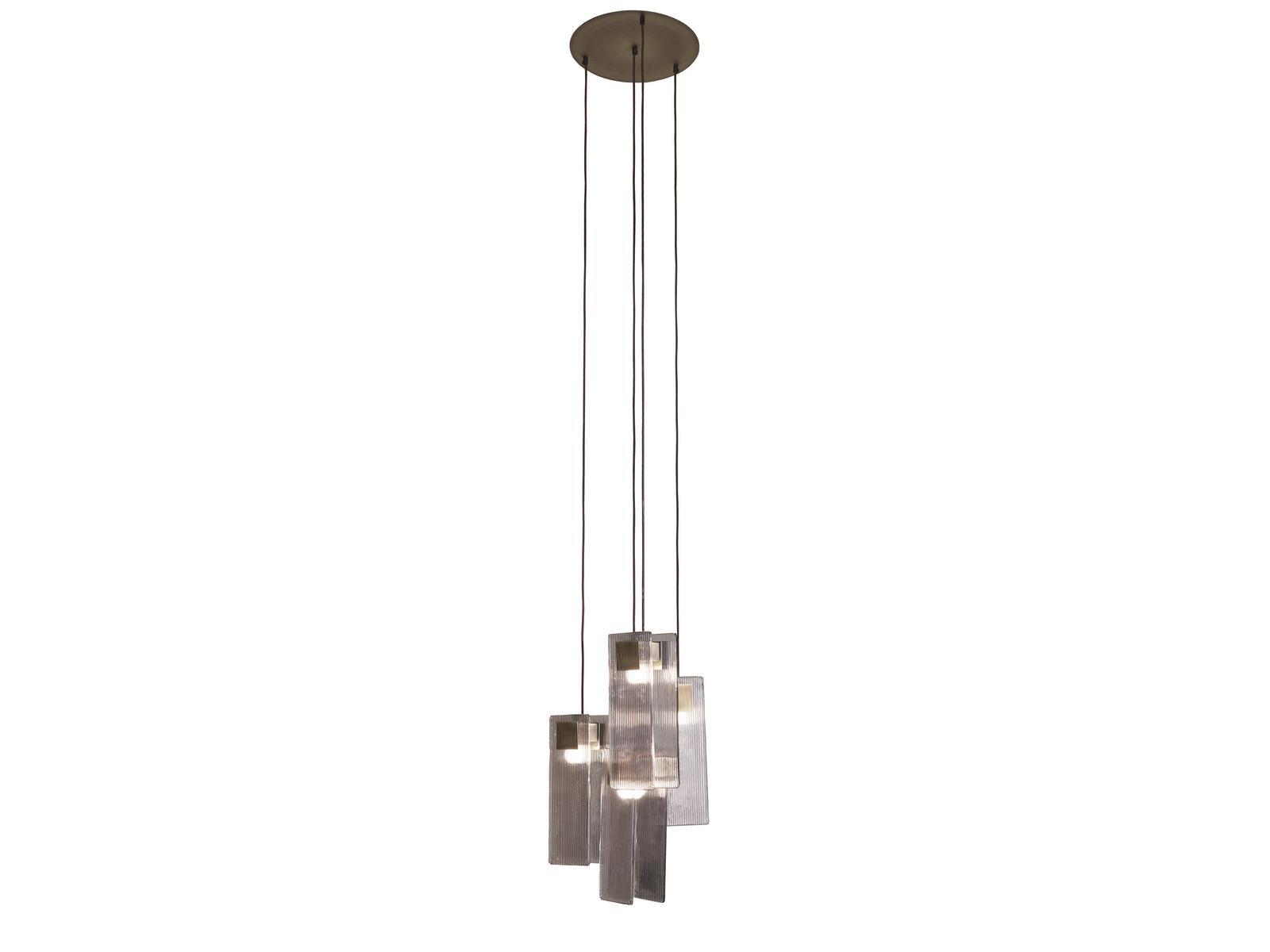 SMITH Iron and brass pendant lamp