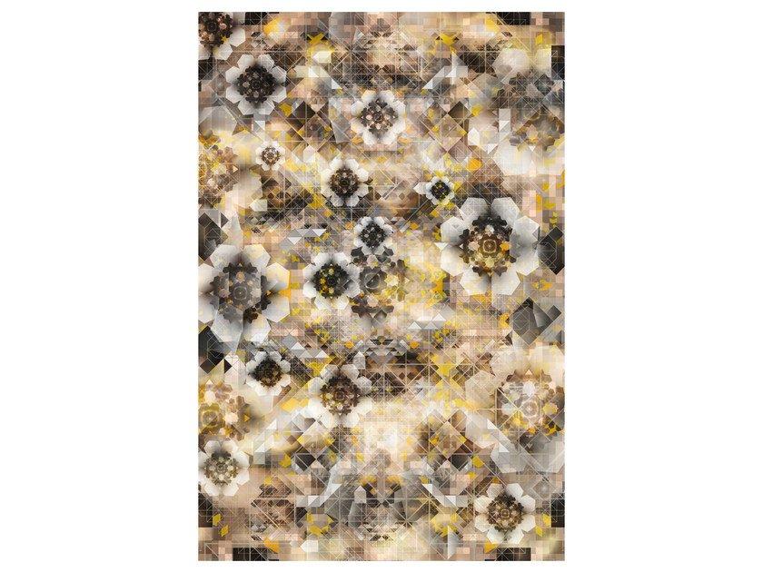 DIGIT GLOW Patterned rectangular rug