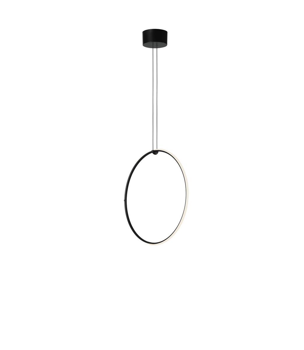 ARRANGEMENTS ROUND LED powder coated aluminium pendant lamp