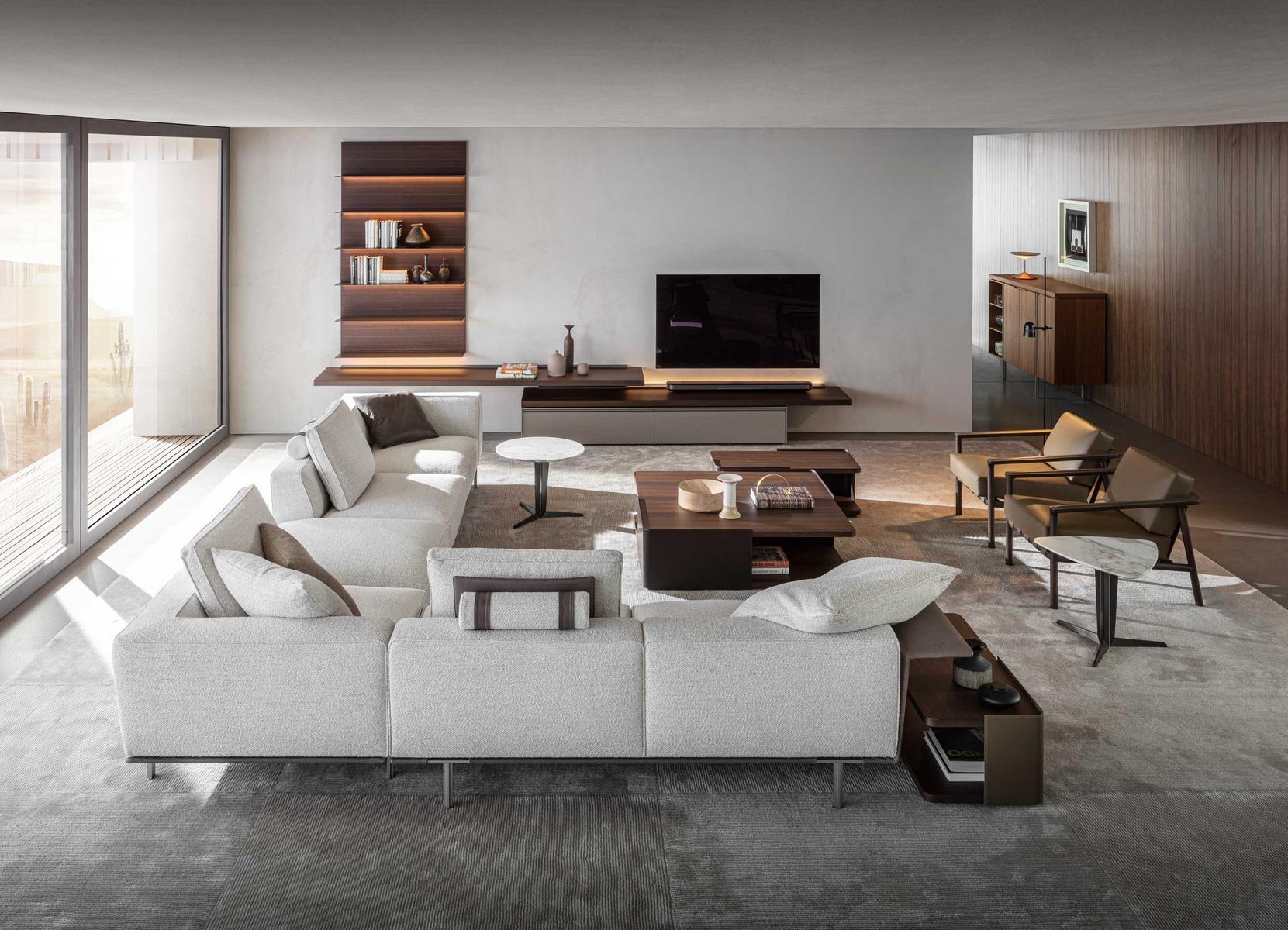 GILLIS Ergonomic fabric armchair with armrests