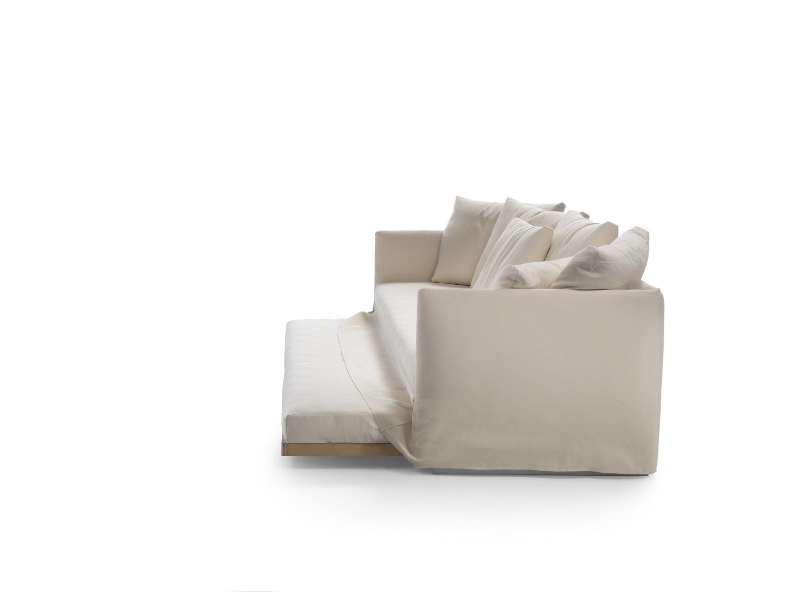 TWINS Fabric sofa bed with removable cover