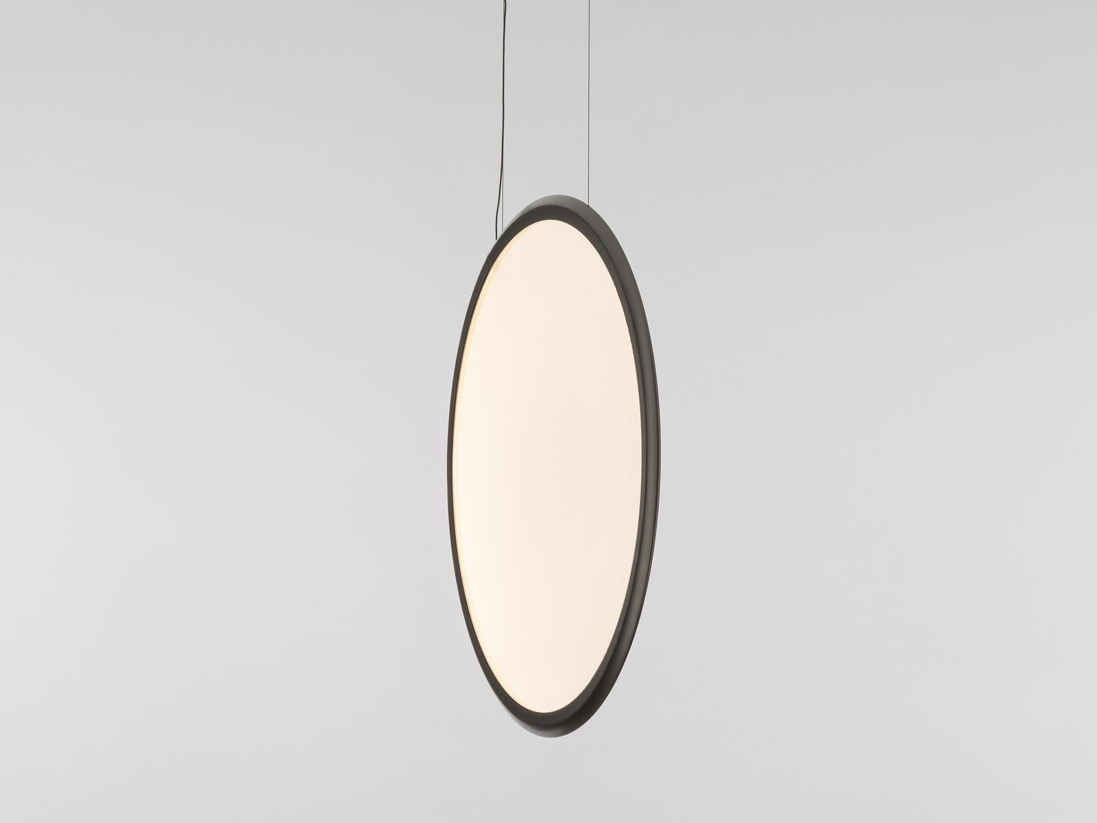 DISCOVERY VERTICAL LED direct light technopolymer pendant lamp