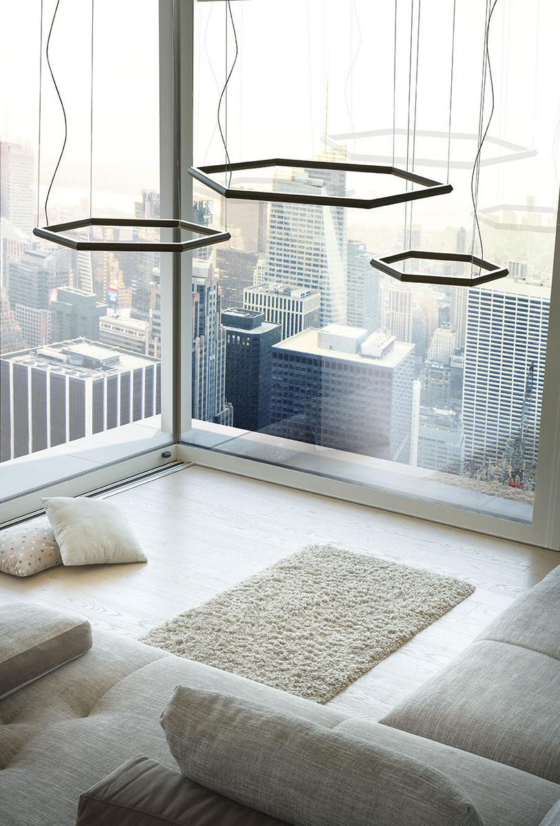 POLY ESAGONO LED pendant lamp
