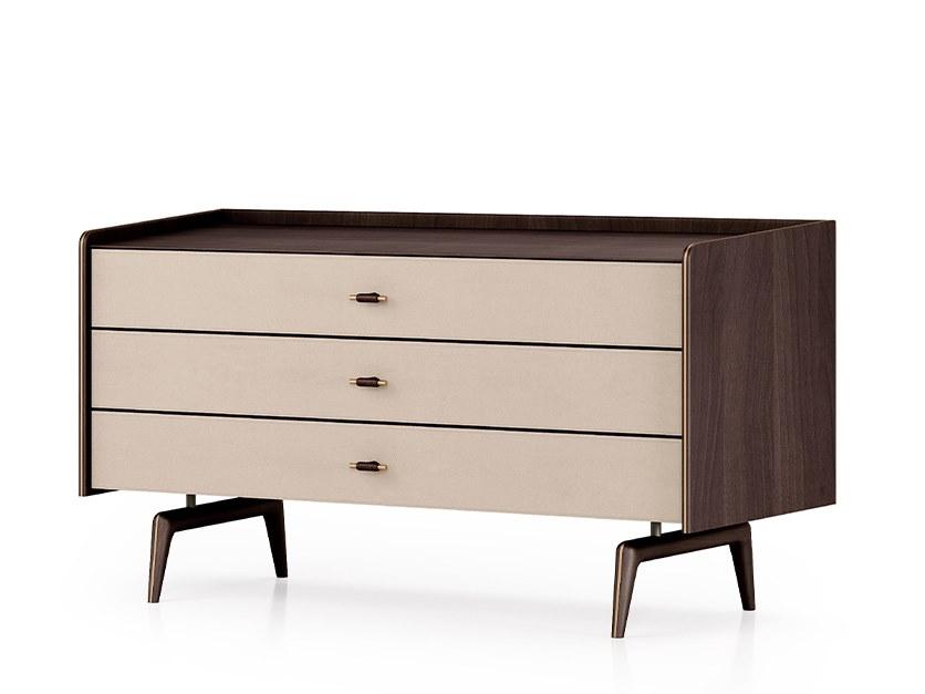 BLUES Wooden chest of drawers