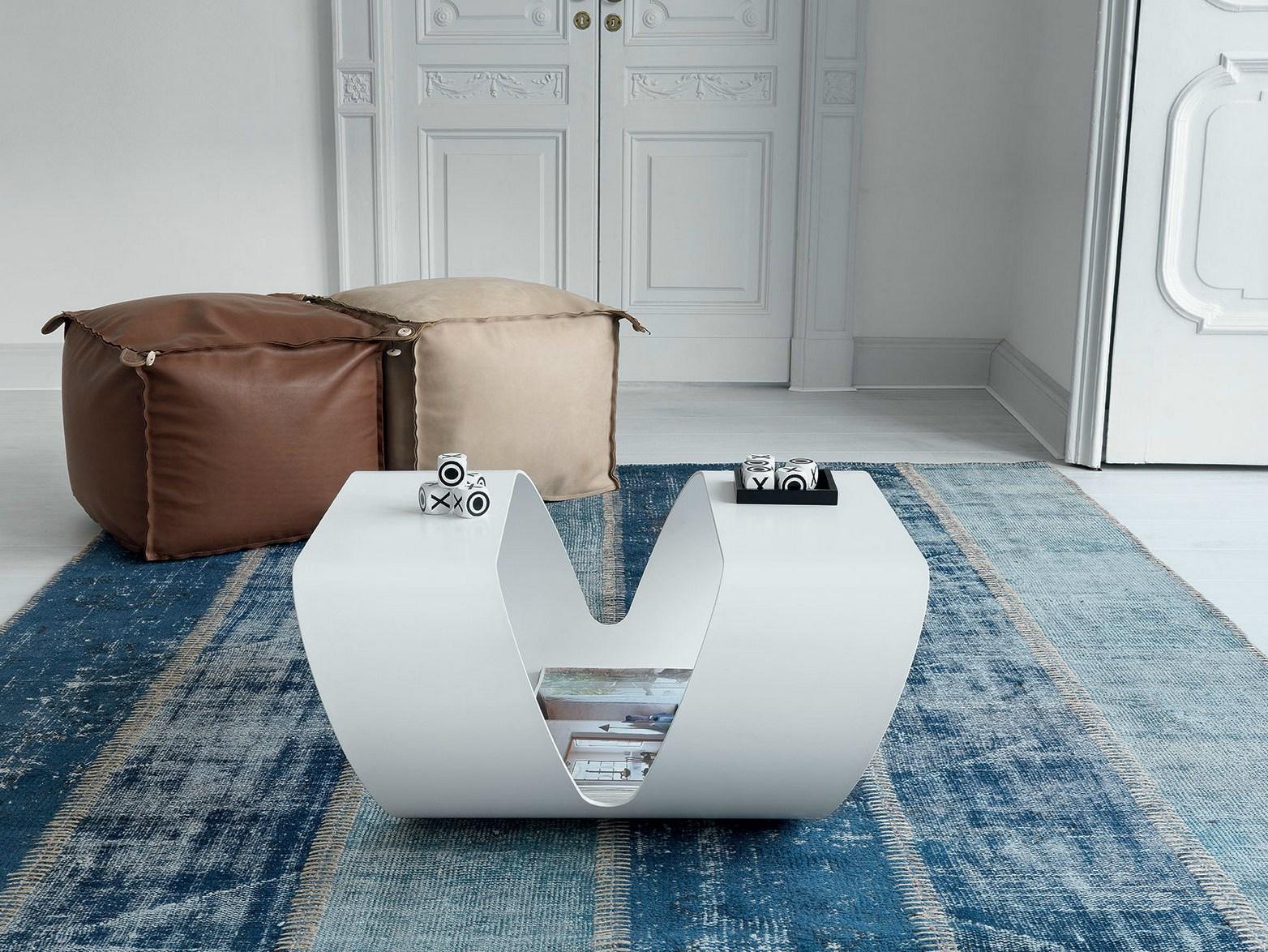 RING Glass coffee table