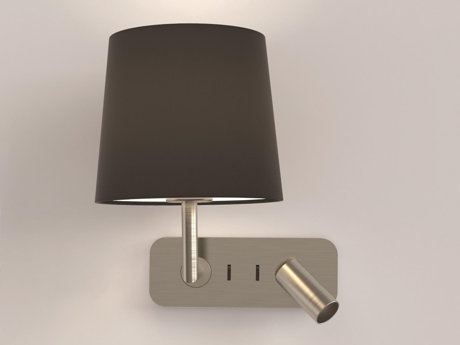 SIDE BY SIDE LED direct-indirect light reading lamp
