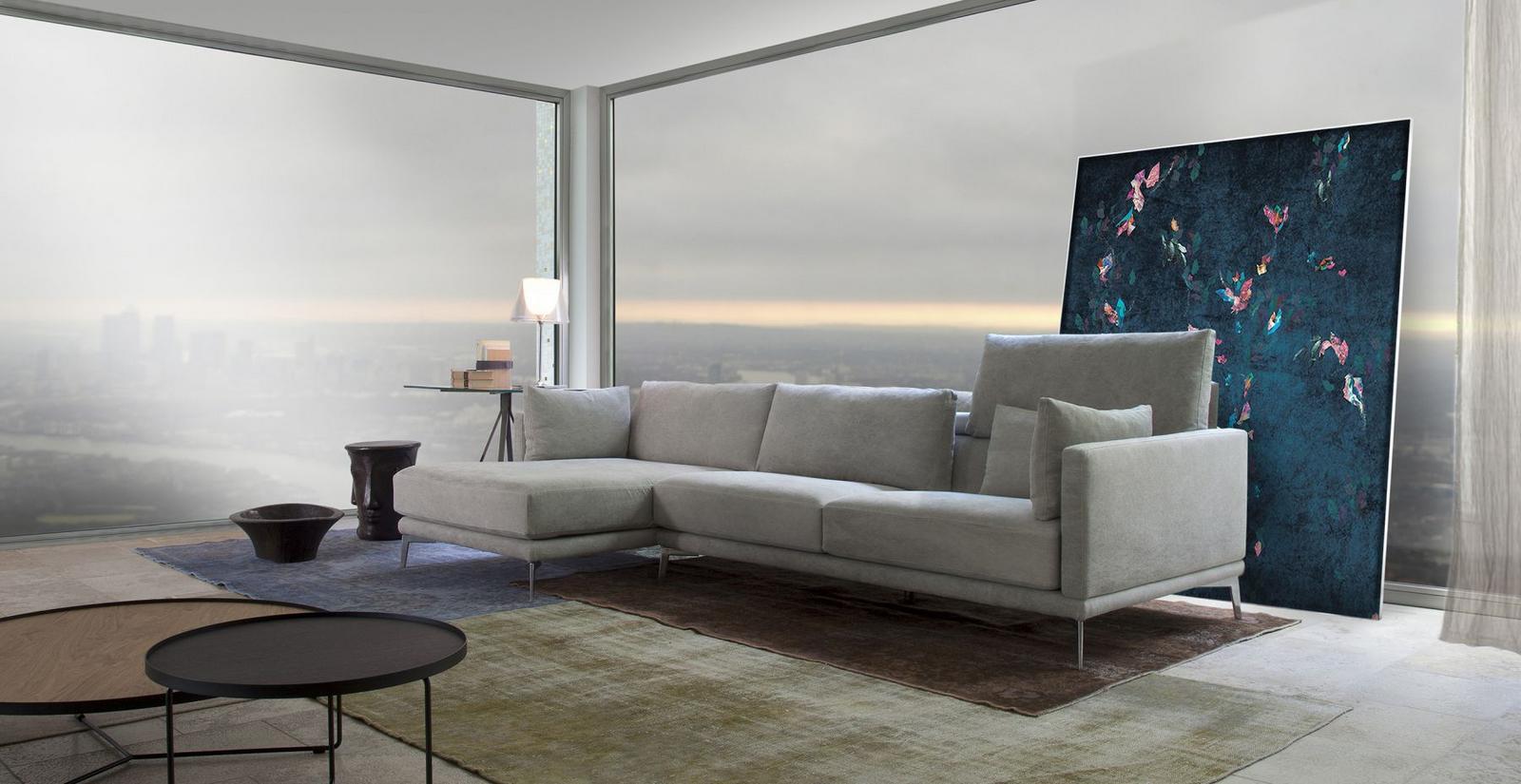 GENIUS LOCI Sectional fabric sofa