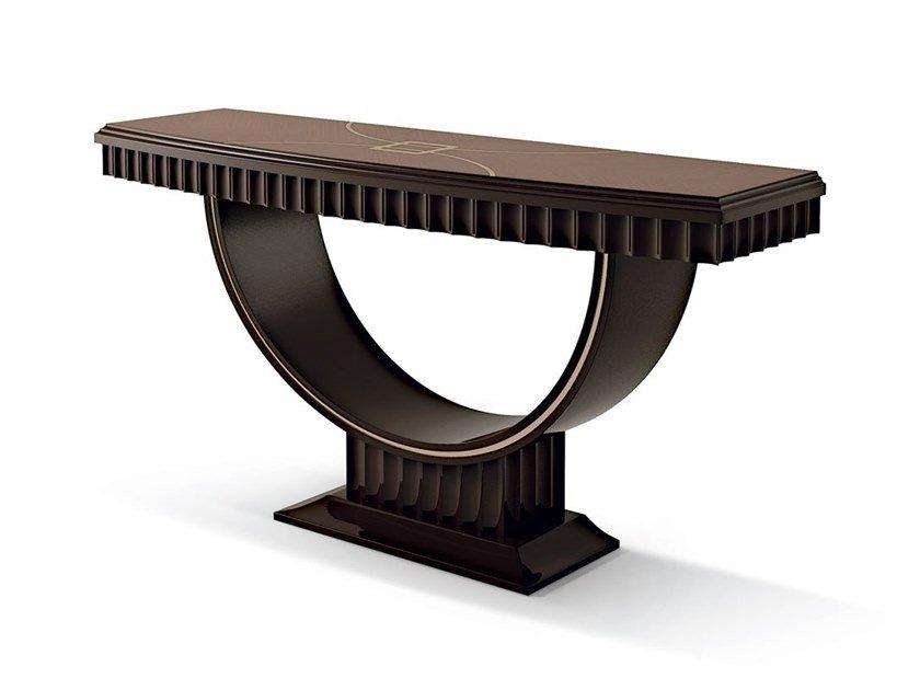 7033 Rectangular wooden console table