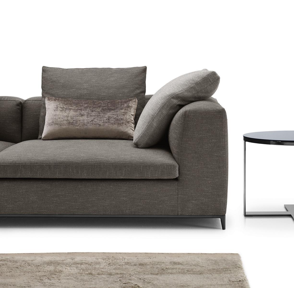 MICHEL CLUB Corner sectional fabric sofa
