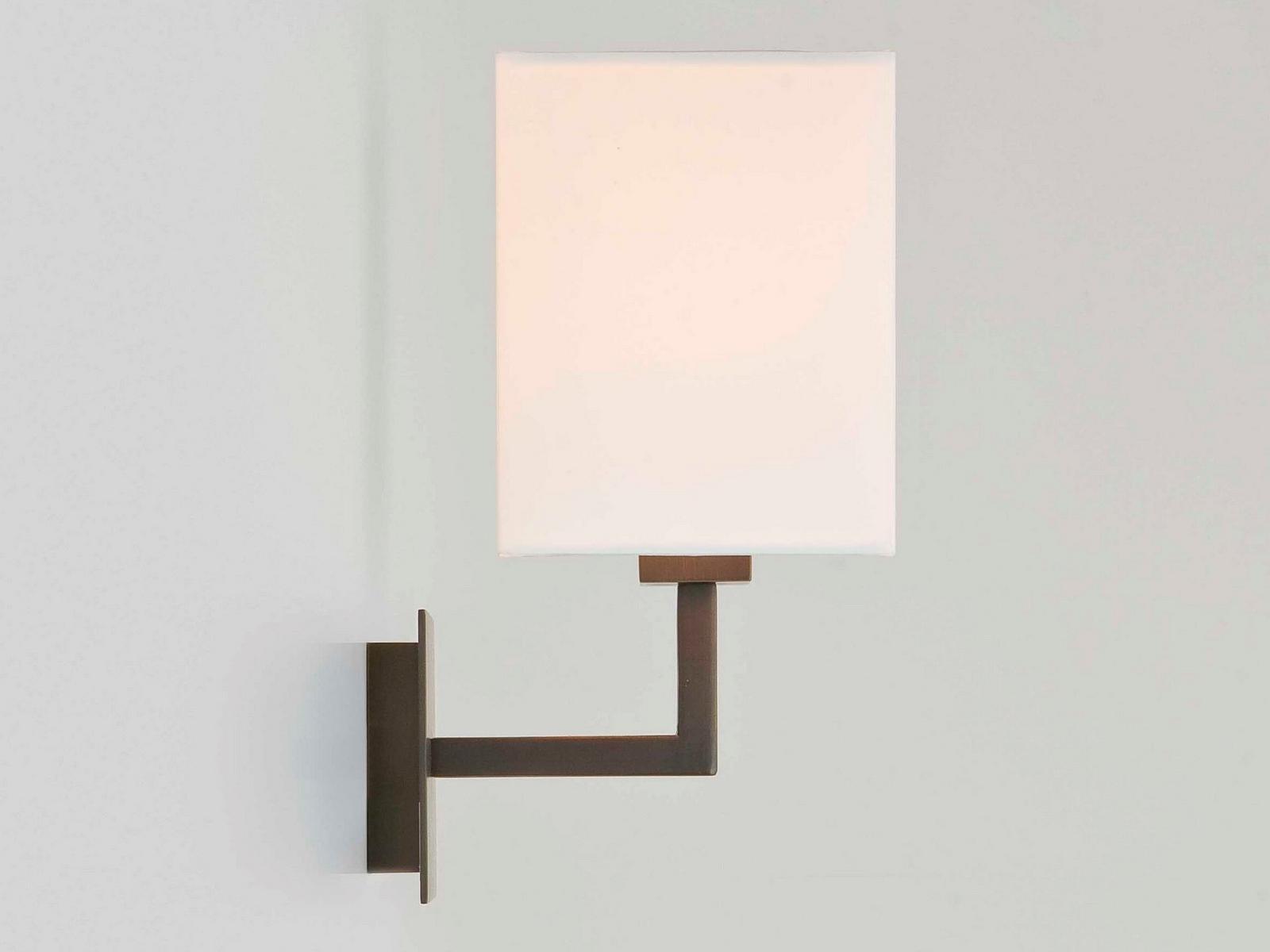 CONNAUGHT Wall lamp in steel and fabric
