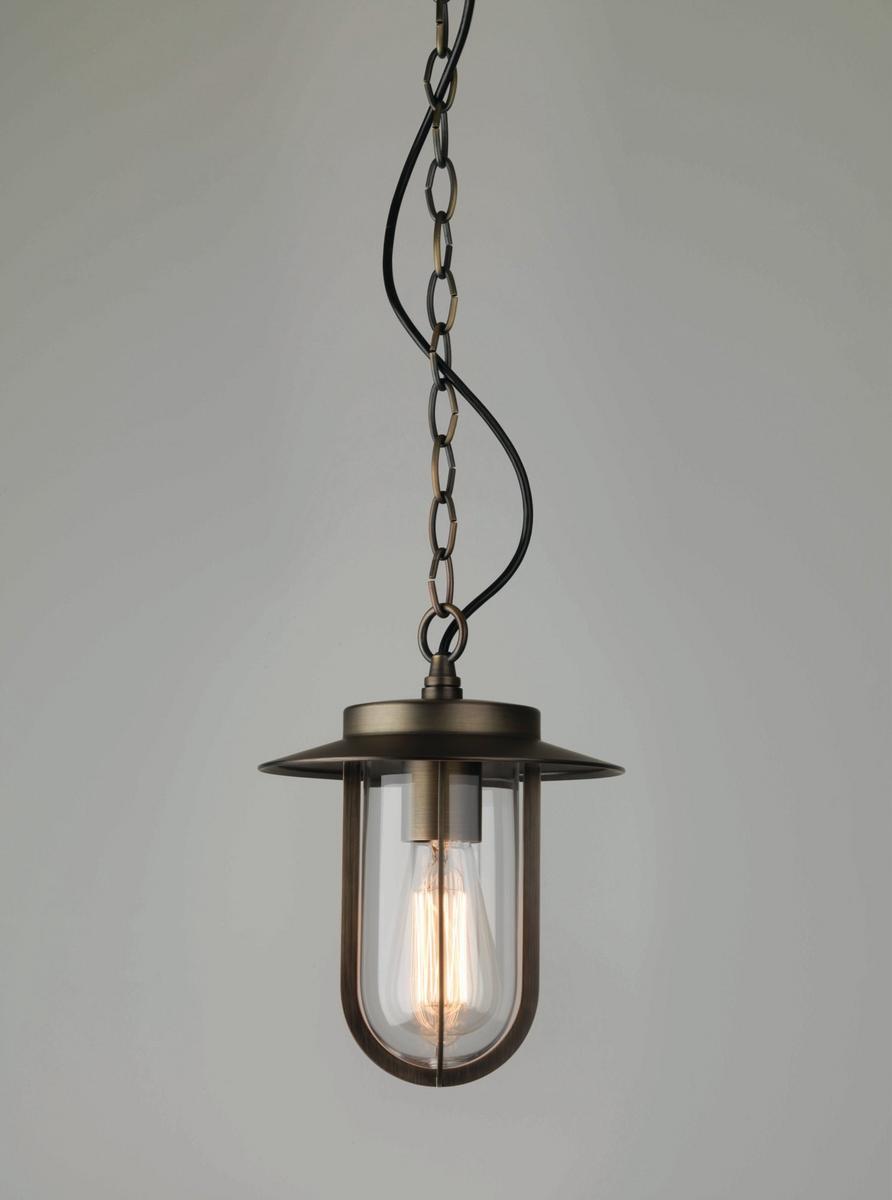 MONTPARNASSE Suspension lamp in zinc and glass