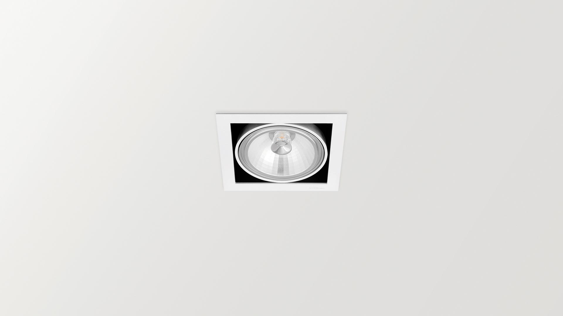 ORBITAL 1 QR-111 LED recessed aluminium spotlight