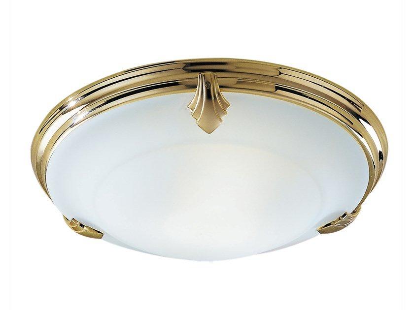 HERON 1752/PL Gold plated ceiling light with glass HERON 1752/PL Gold plated ceiling light with glass