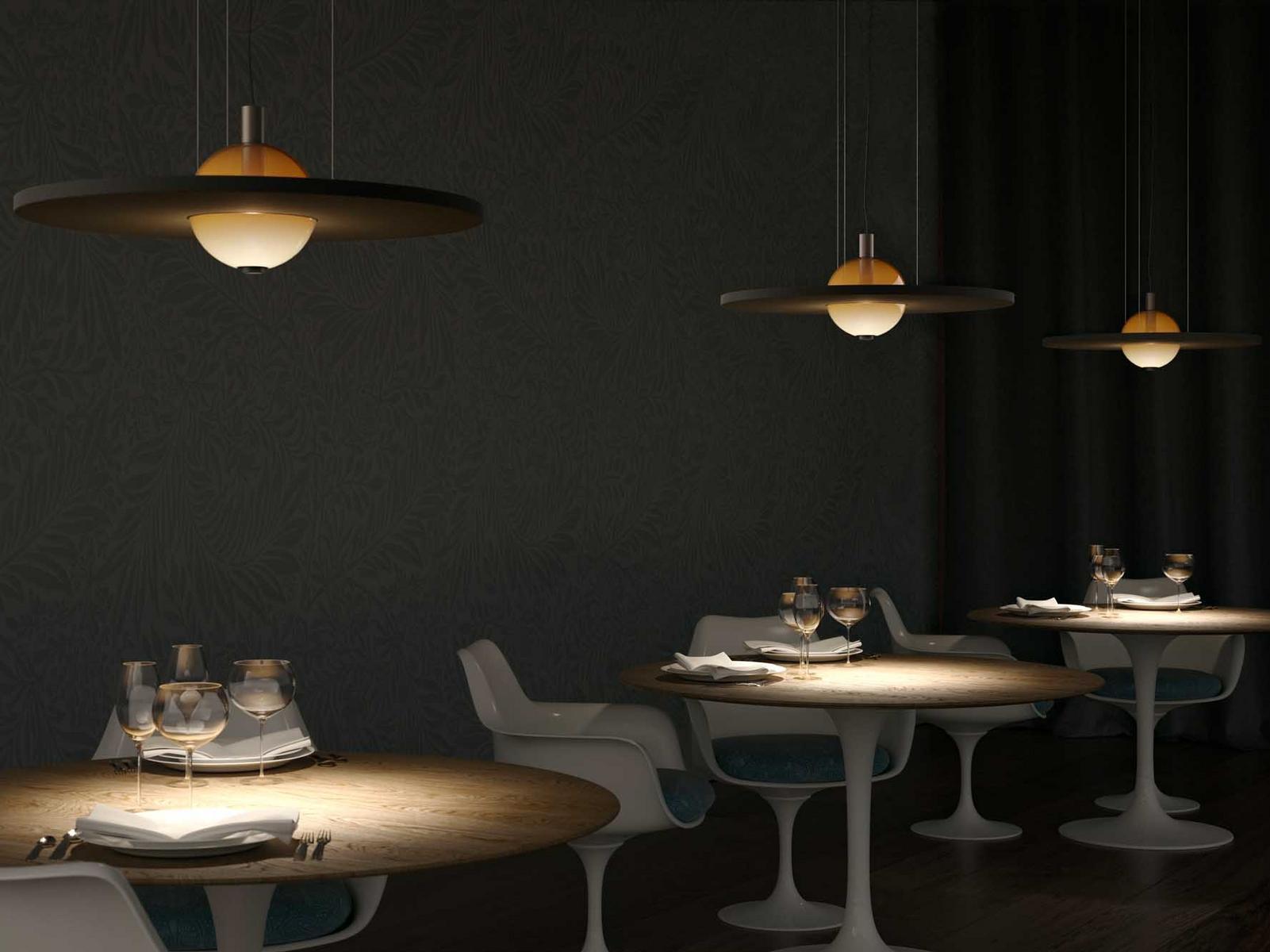 ECLIPSE NUANCE SILENCE LED sound-absorbing pendant lamp