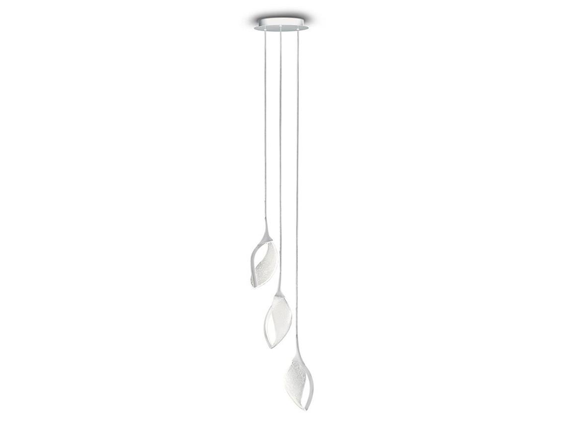 NIA S3 LED glass and polycarbonate pendant lamp