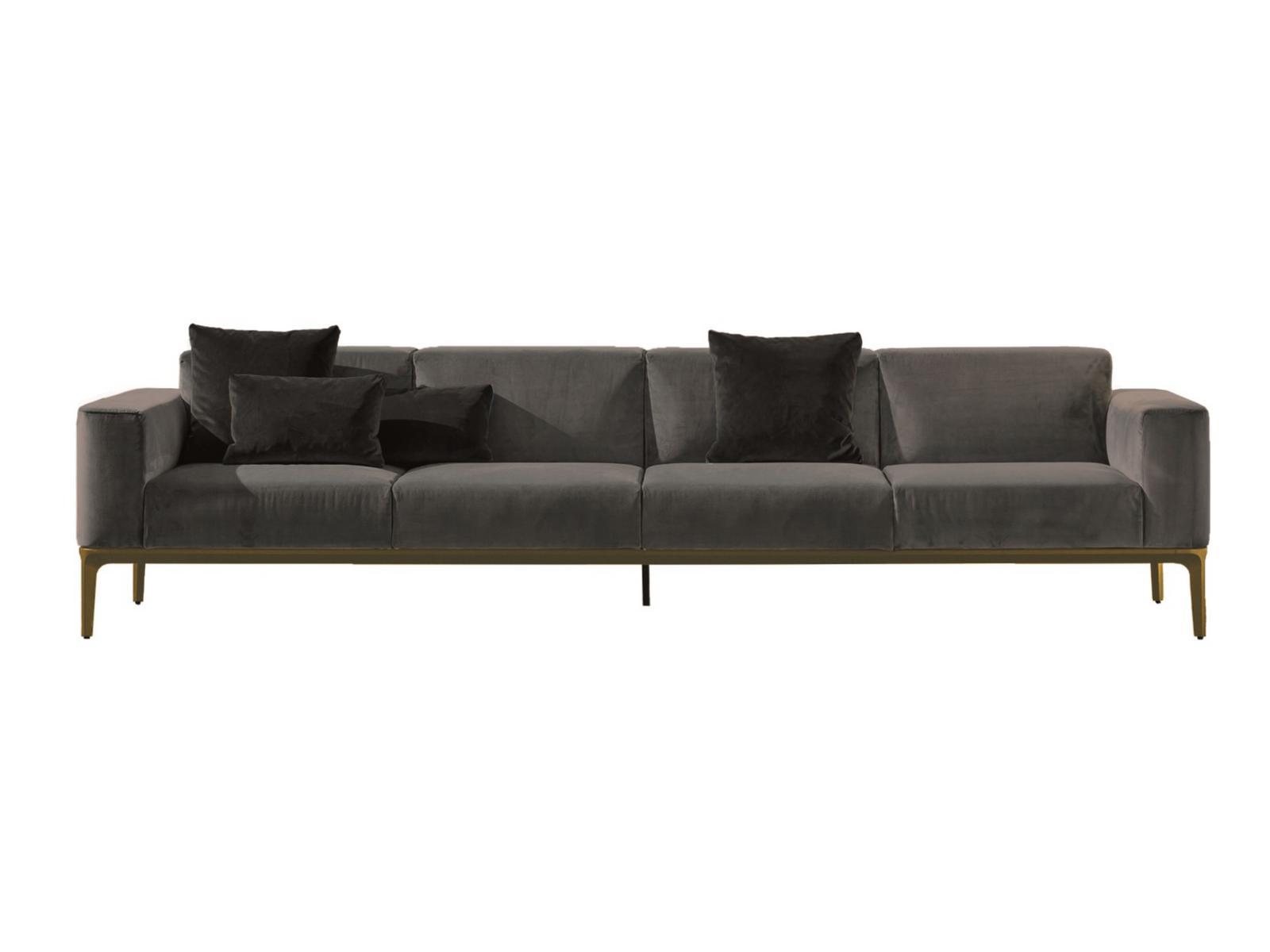 SLIM Sectional 4 seater fabric sofa
