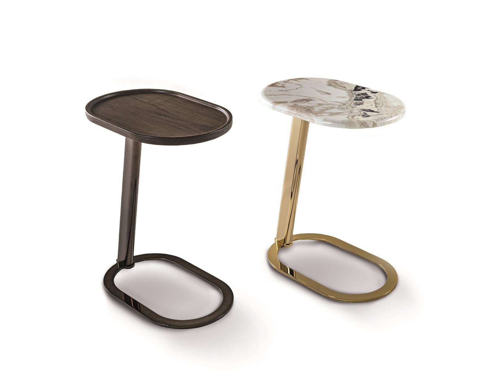 KOBE Oval metal coffee table