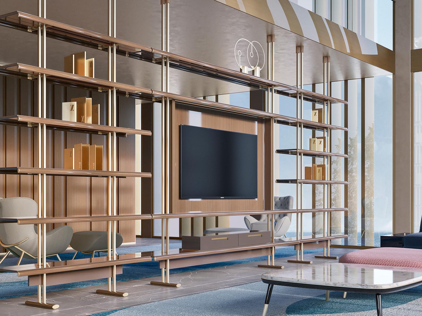 MARLENE TV cabinet with drawers