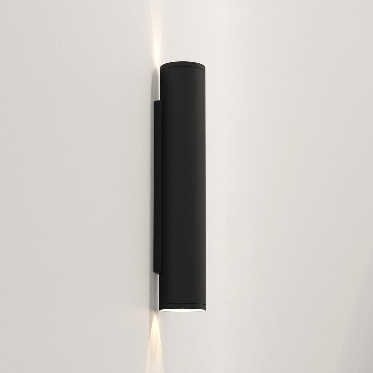 AVA 400 LED direct-indirect light aluminium outdoor wall lamp