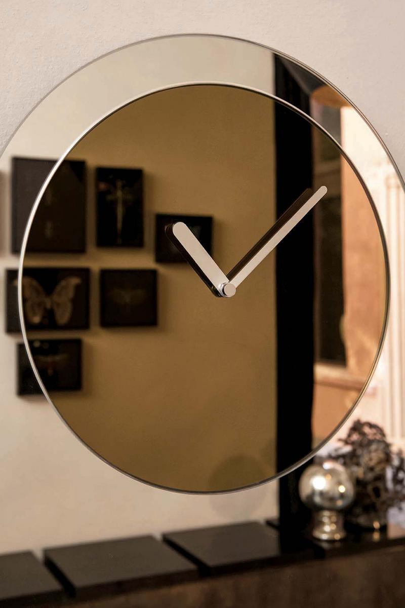 TIMELESS Stained glass mirror / clock