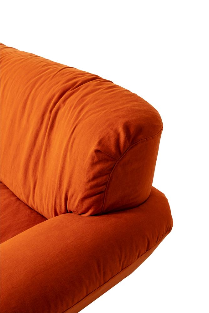 BELUGA Sectional fabric sofa with chaise longue