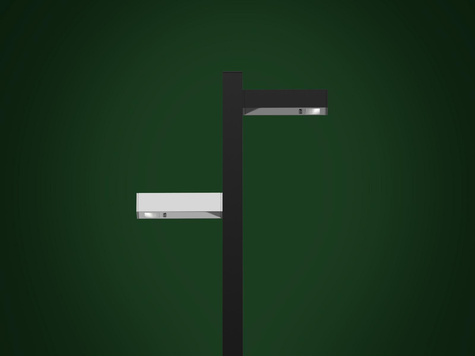 WALKING Aluminium bollard light