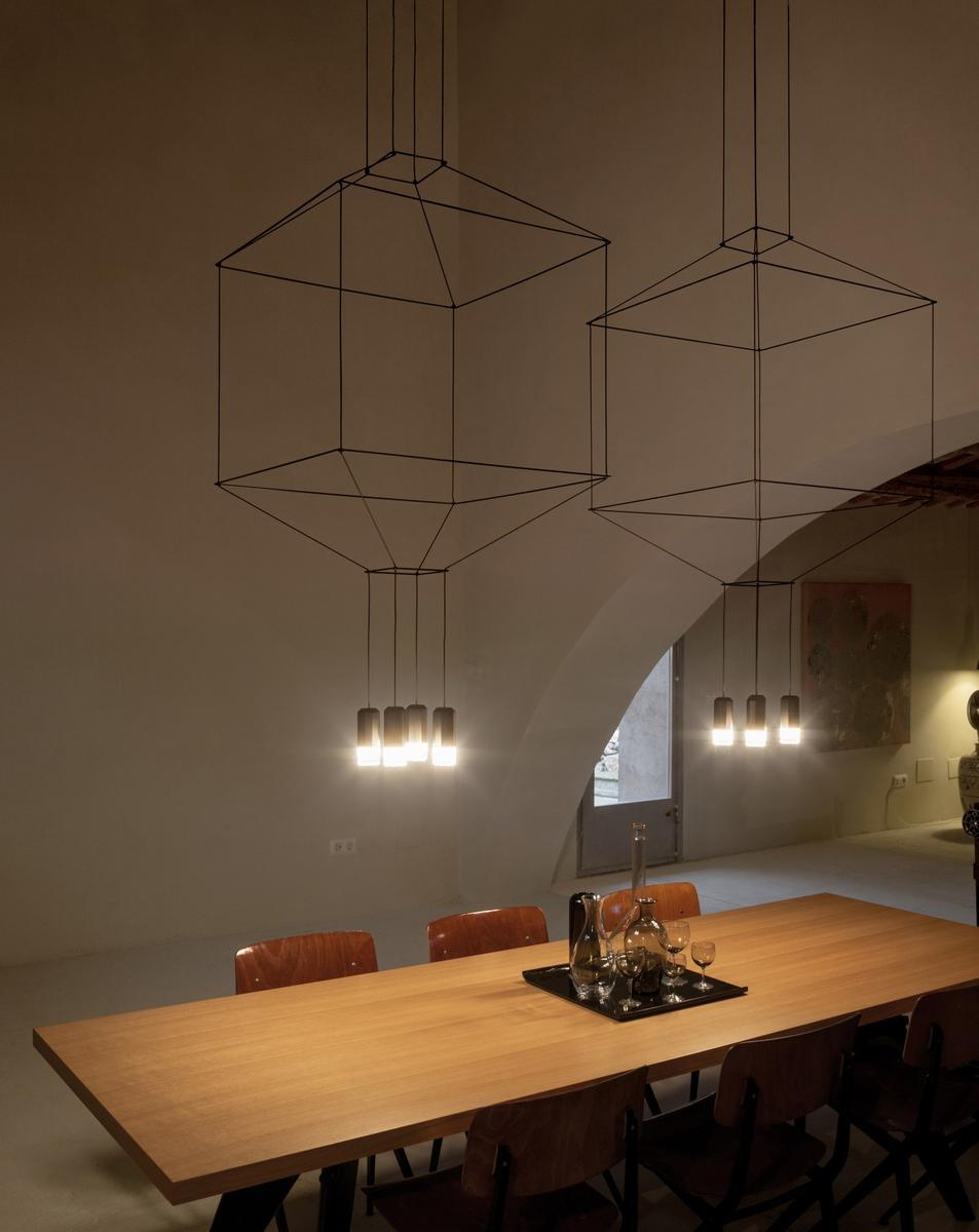 WIREFLOW 4 LED pendant lamp