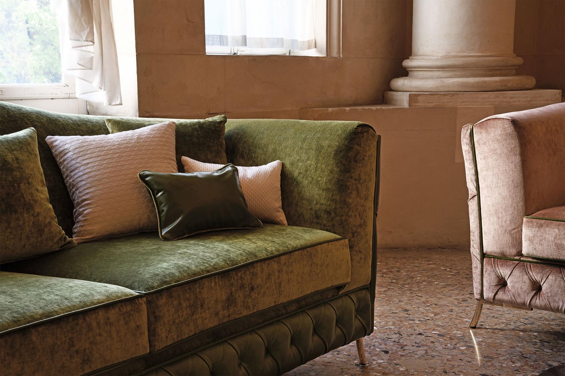 NEFELE Tufted sofa bed with fire retardant padding