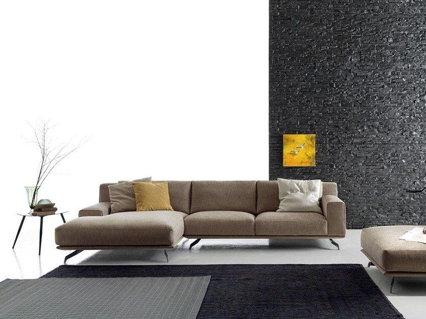 DALTON Corner sectional fabric sofa