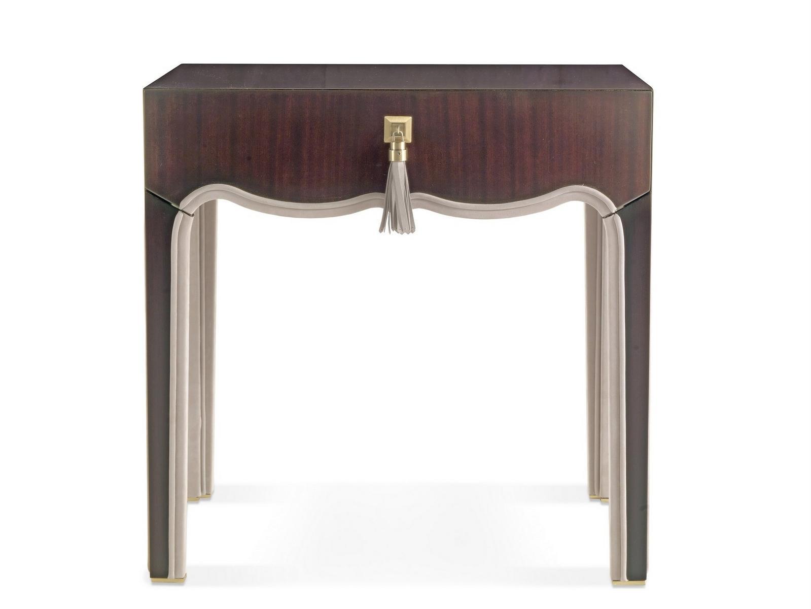 ROYAL Poplar bedside table with drawers