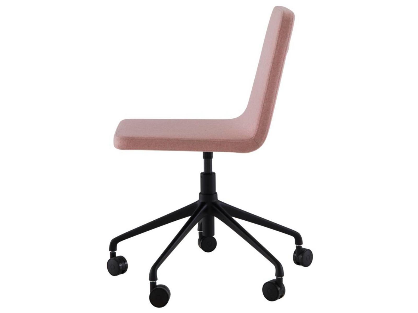 VIK Swivel fabric office chair with 5-Spoke base with castors