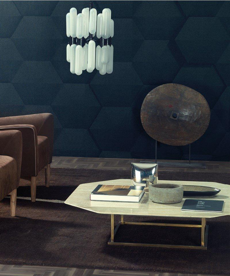 ALEX Octagonal marble coffee table